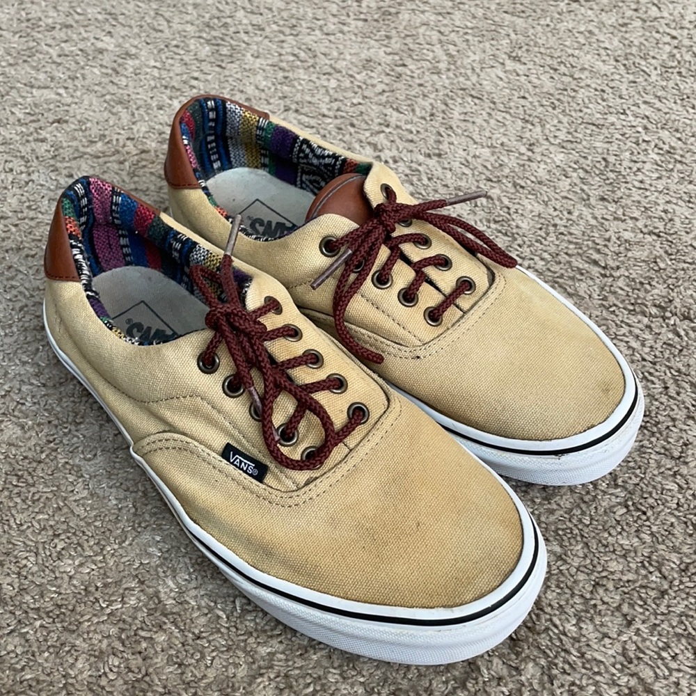 Men’s Vans Skate Shoes Low Mexican Blanket Size 10
